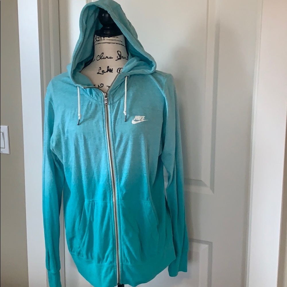 Nike zip front hoodie